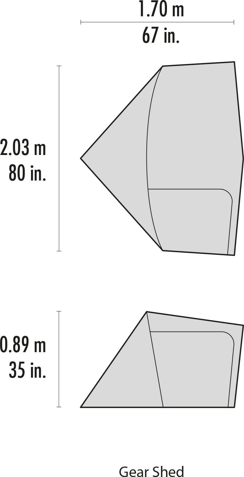 Abri (ou Auvent) Complémentaire Pour Tente Elixir Et HUBBA - Gear Shed - MSR 3 Abri (ou Auvent) Complémentaire Pour Tente Elixir Et HUBBA - Gear Shed - MSR – Image 3