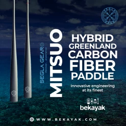 Pagaie Traditionnelle Carbone 2 Parties Avec Renfort - Mitsuo - SEGLA GEAR