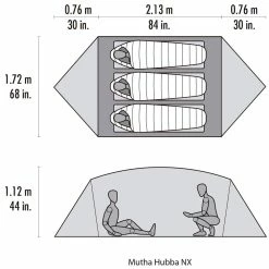 Tente 3 Saisons 3 Personnes - Mutha Hubba NX - MSR -Palm Soldes Boutique Tente 3 saisons Mutha Hubba NX 3 personnes MSR MUTHA 3